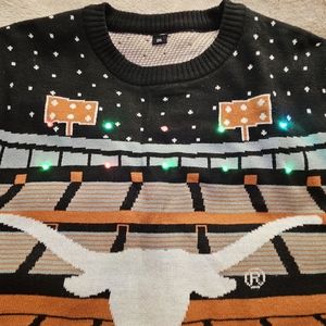 Texas Longhorns Stadium Bluetooth and lights Sweater football Longhorn Fan XXL